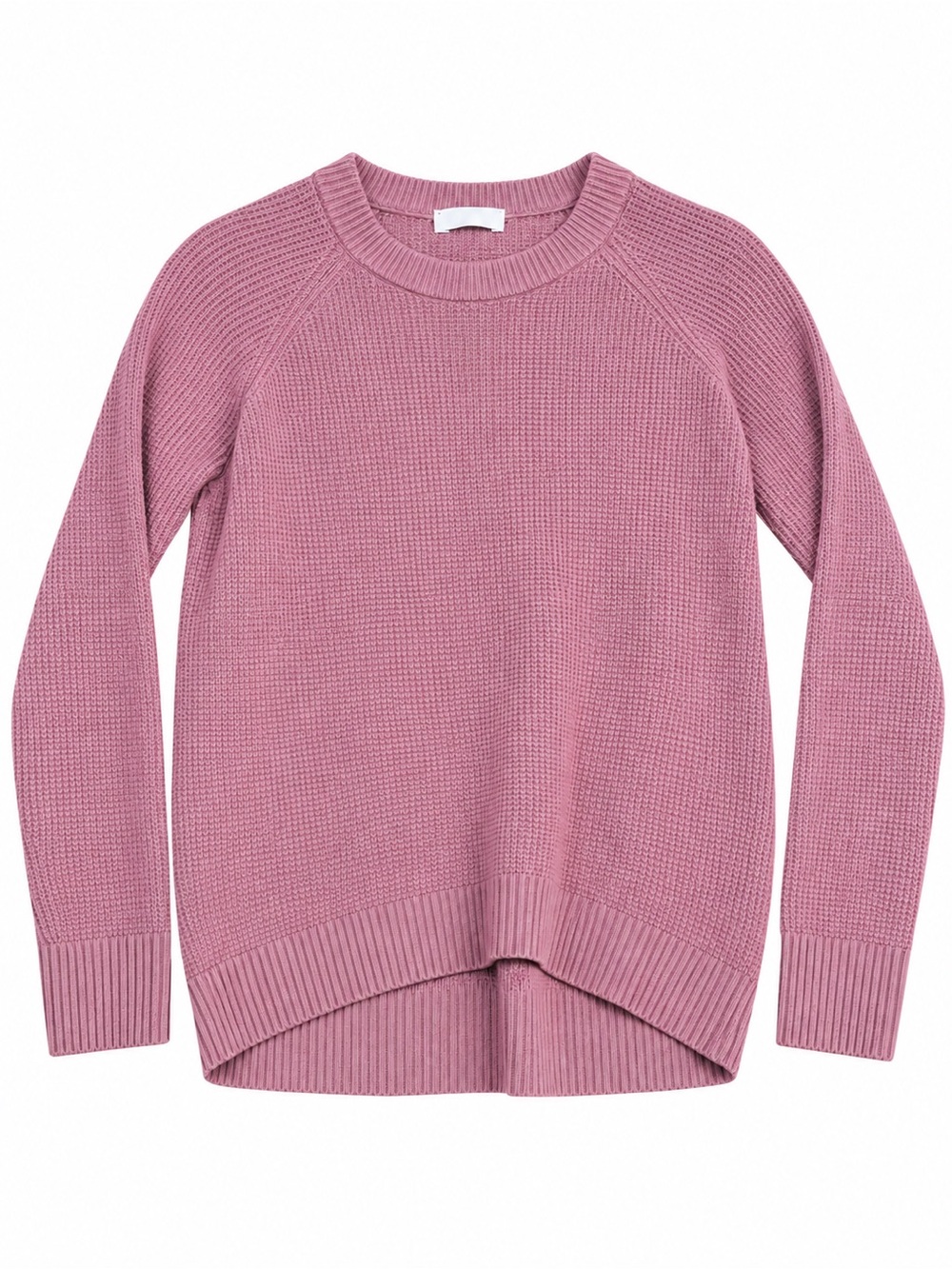 Old Navy Dusty Rose Crewneck Waffle Knit Sweater
